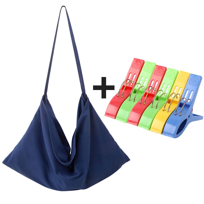 VOCOOL Lounge Chair Cover Microfiber Beach Chair Cover Towel Swimming Pool with Pockets Soft and Quick Dry Chaise Lounger Towel Cover for Sunbathing Garden Hotel  85 x 30 inch - Image 4